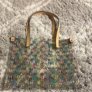 Transparent Multicolor Tote Bag